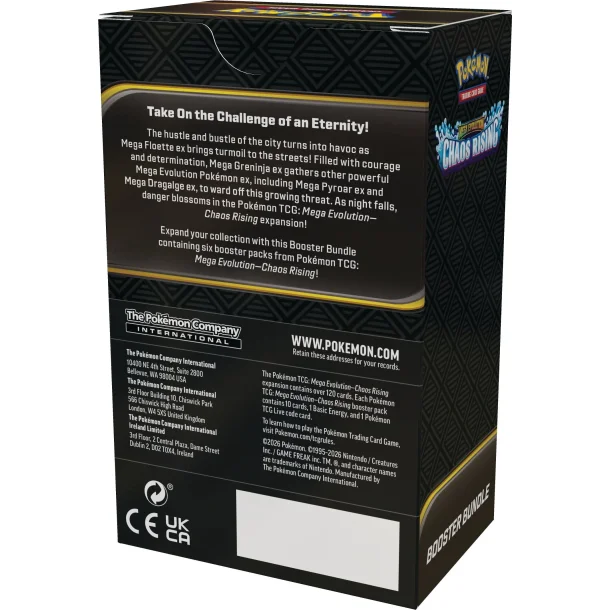 Pok�mon Mega Evolution - Chaos Rising Boosterbundle | 22. Maj 2026 |
