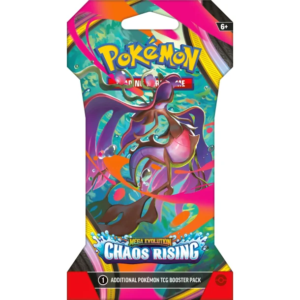 Pok�mon Mega Evolution - Chaos Rising Sleeved boosterpack | 22. Maj 2026 |