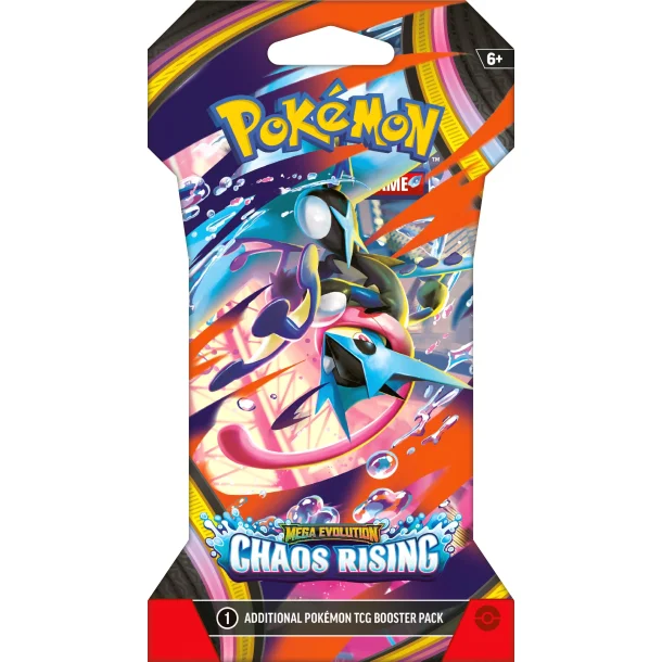 Pok�mon Mega Evolution - Chaos Rising Sleeved boosterpack | 22. Maj 2026 |