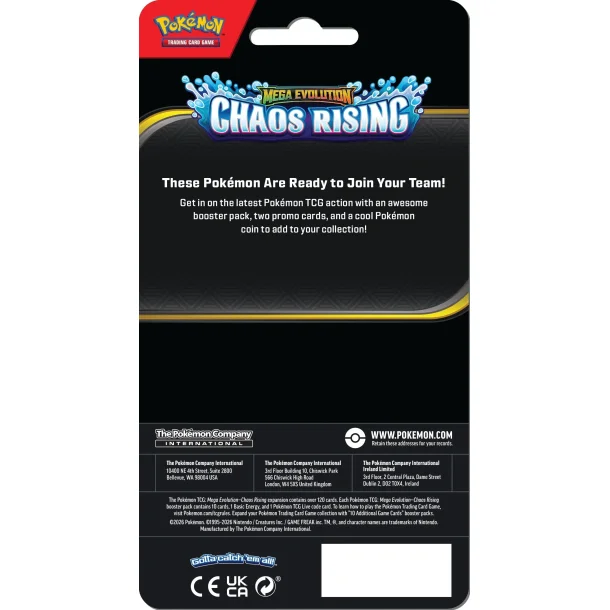 Pok�mon Mega Evolution - Chaos Rising Checklane | 22. Maj 2026 |