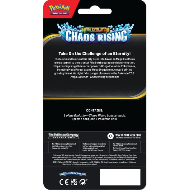 Pok�mon Mega Evolution - Chaos Rising Premium Checklane | 22. Maj 2026 |