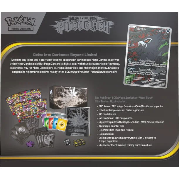 Pok�mon Mega Evolution - Pitch Black Elite Trainer Box | 17. juli 2026 |
