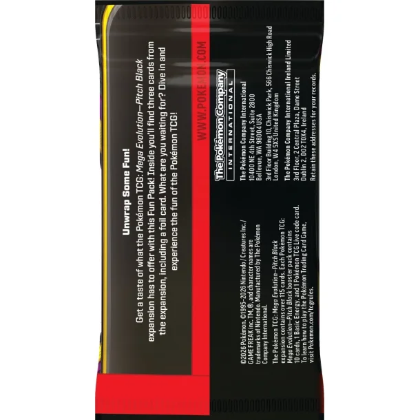 Pok�mon Mega Evolution - Pitch Black Booster | 17. juli 2026 |