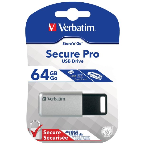 USB 3.0 Drive Secure Data Pro 64GB,