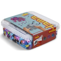 Hama maxi Perler | 600 perler / 2 stift plader |