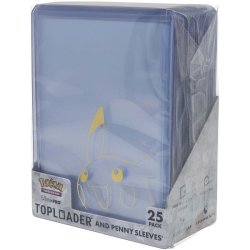 Pikachu Toploader+Penny sleeves (25 stk)