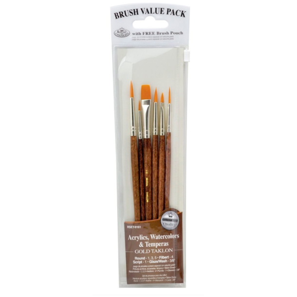 Pensels�t Roysl &amp; Langnickel 6 stk.