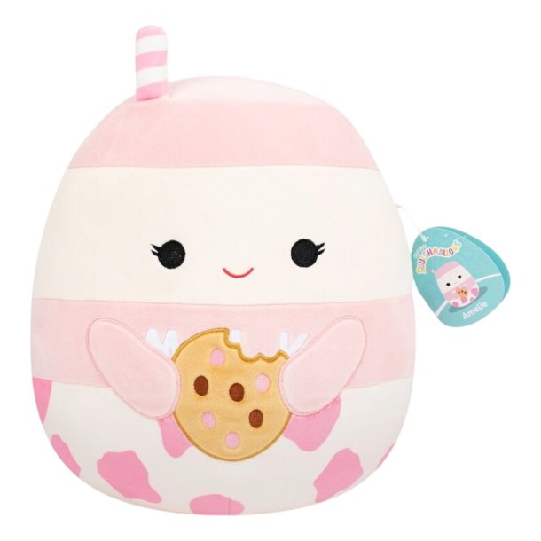 Squishmallows | Amelie Strawberry Milk | 30cm |