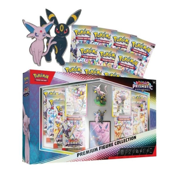 Pok&eacute;mon Prismatic Evolutions Premium Figure Collection &#150; Espeon &amp; Umbreon