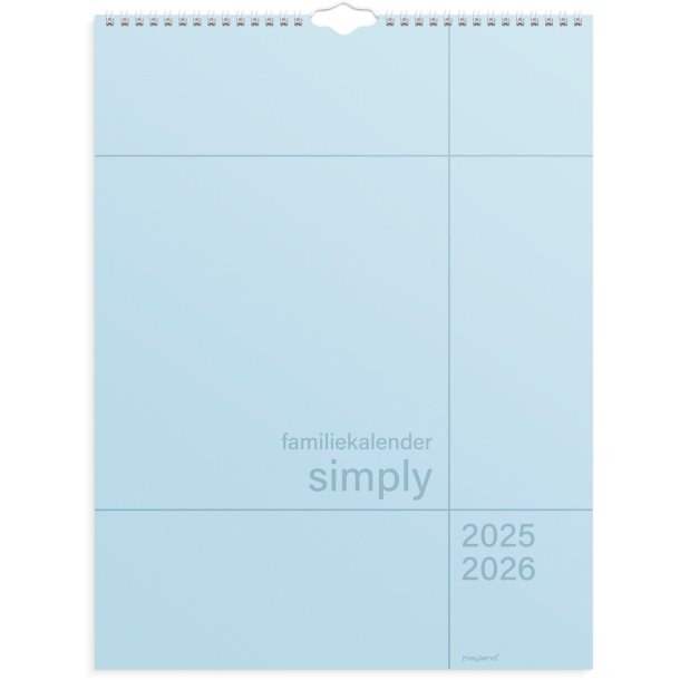 Mayland Studie Familiekalender Simply | 2025/2026 |