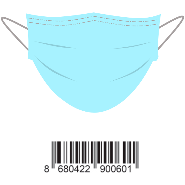 3-lags mundbind Type IIR Bl� (10 stk i &eacute;n pakke)