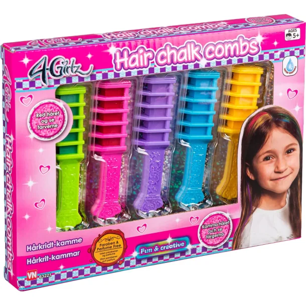 4-Girlz | H�rkridt kamme | 5 stk. |