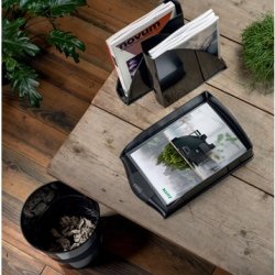 Papirkurv recycle 15 liter sort