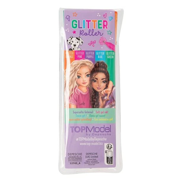 TOPModel Glitter Gelpen s�t 