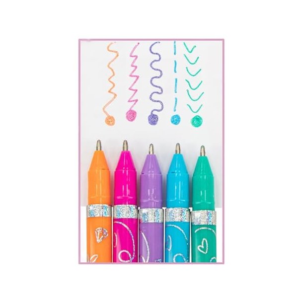 TOPModel Glitter Gelpen s�t 