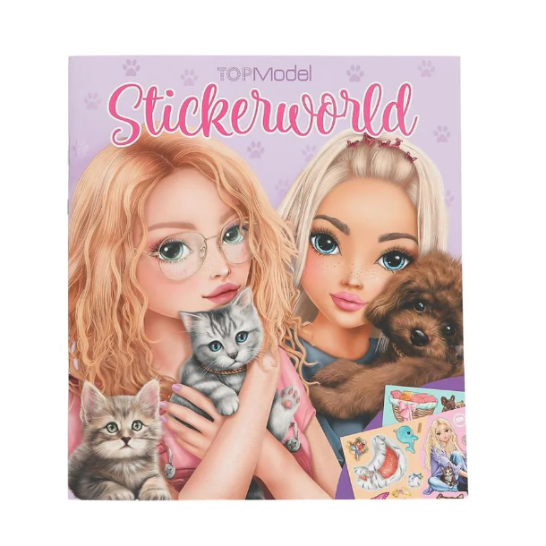 TOPModel Stickerworld KITTY and DOGGY
