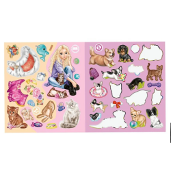 TOPModel Stickerworld KITTY and DOGGY