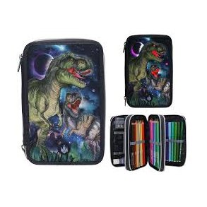 Dino World | Trippel Penalhus | m/LED | Dino