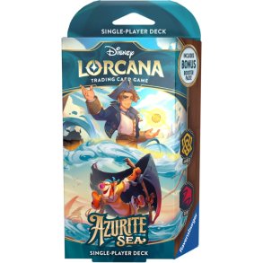 Disney Lorcana TCG - Set 06 | Azurite Sea - Starter Deck | Amber/Ruby - Jim & Tigger |