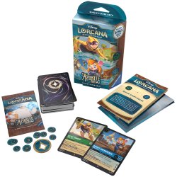 Disney Lorcana TCG - Set 06 | Azurite Sea - Starter Deck | Emerald/Sapphire - Gogo &amp; Gadget |