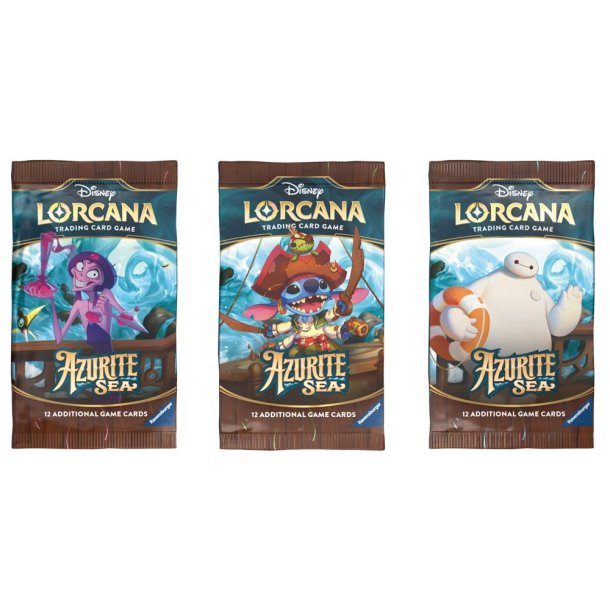 Disney Lorcana TCG - Set 06 | Azurite Sea | Booster Pack | 1 stk |