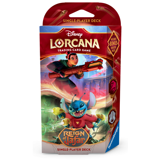 Disney Lorcana - Set 08 | Reign of Jafar - Mulan &amp; Stitch | Starter Deck |