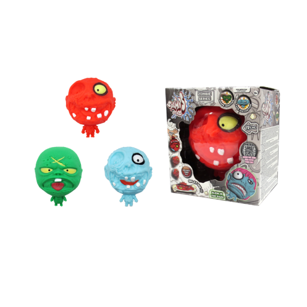 Splats Head Zombie Glow 