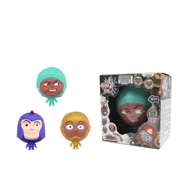 Splat Head Metallic Blandede