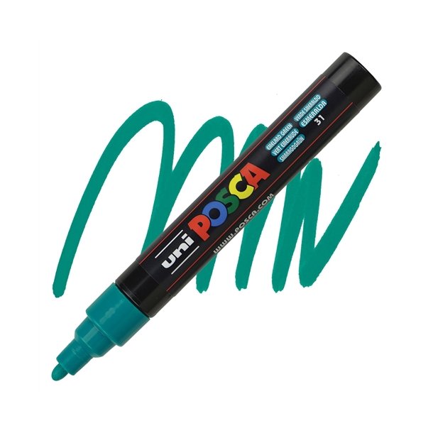 Uni Posca PC-5M Emelard Green