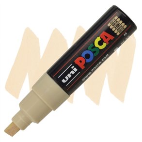Uni Posca Marker  PC-8K  Beige