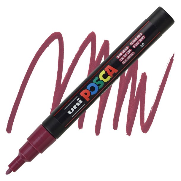 Uni Posca PC-3M Red Wine