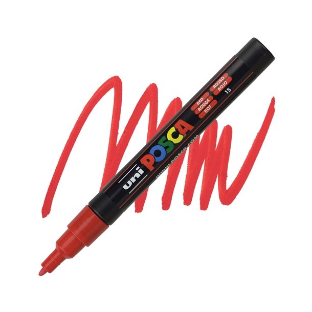 Uni Posca PC-3M Red
