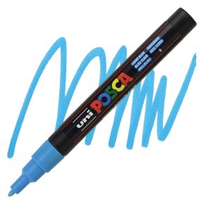 Uni Posca Marker PC-3M 1,3 mm Lys Bl�