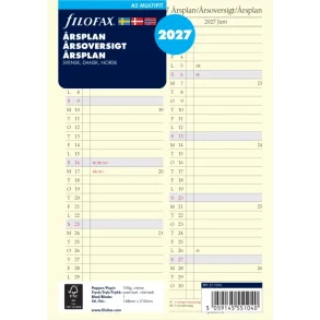 Filofax REFILL | �rsplan | A5 | 2027 |