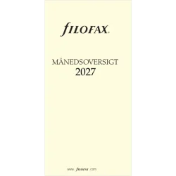 Filofax | M�nedsoversigt | Personal | 2027 | REFILL |