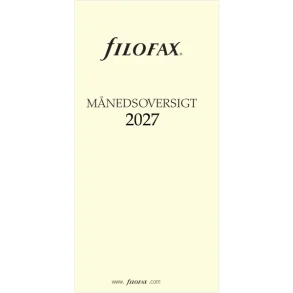 Filofax | M�nedsoversigt | Personal | 2027 | REFILL |