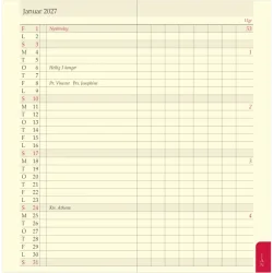 Filofax | M�nedsoversigt | Personal | 2027 | REFILL |