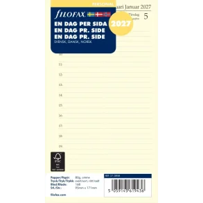 Filofax | Refill | Personal | 2027 | 