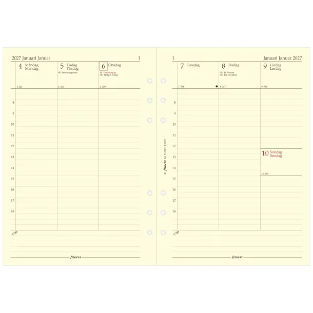 Filofax | Refill | A5 | 2027 |