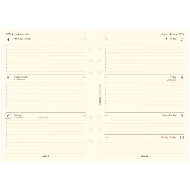 Filofax | REFILL | A5 | 2027 |