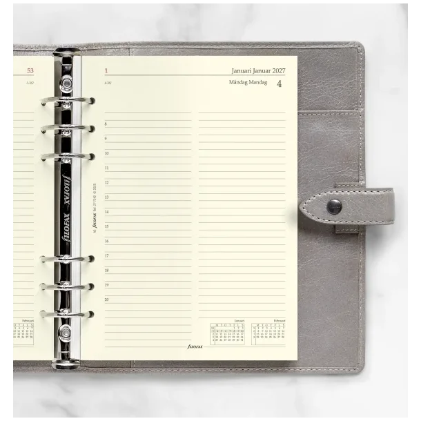 Filofax | REFILL | A5 | 2027 | Dag per side | 