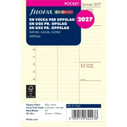 Filofax | REFILL | pocket | 2027 | 