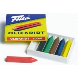 Oliekridt 6 stk.
