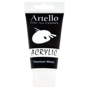 Artello acrylic 75ml Titanium White
