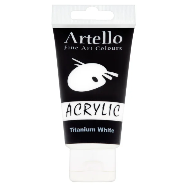 Artello acrylic 75ml Titanium White