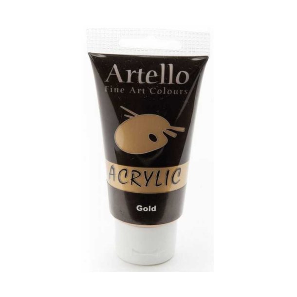 Artello acrylic 75 ml gold