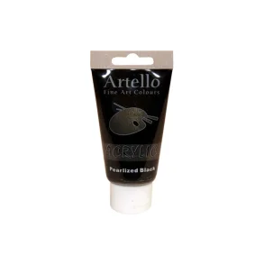 Artello acrylic 75ml Pearlized Blac