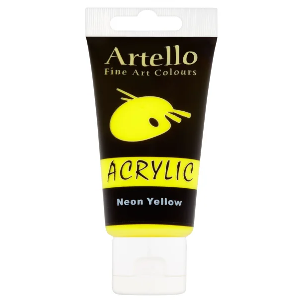 Artello acrylic 75ml Neon Yellow