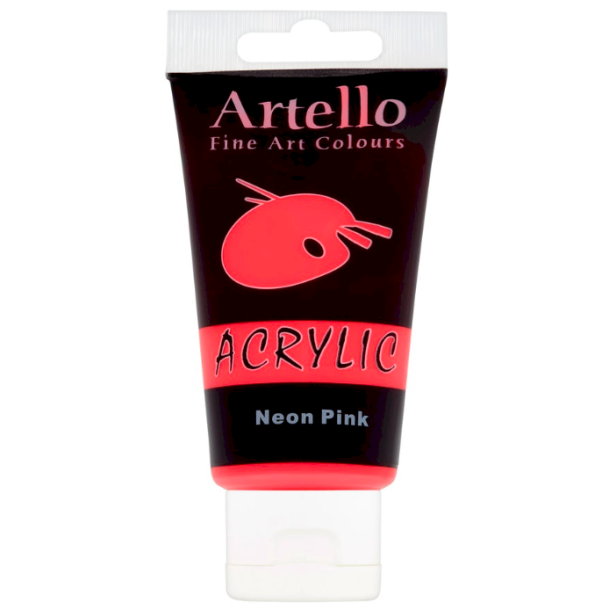 Artello acrylic 75ml Neon Pink