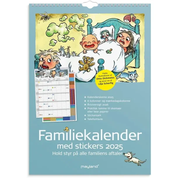 Mayland | Familiekalender D&S 6 kol. | A3 | 2025 |